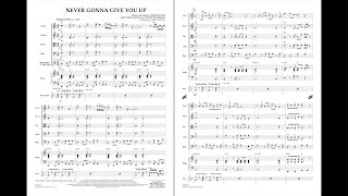 Never Gonna Give You Up arranged by Larry Moore