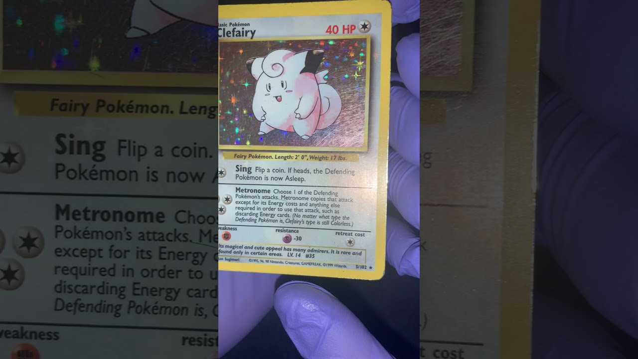 Base set: Holo Clefairy