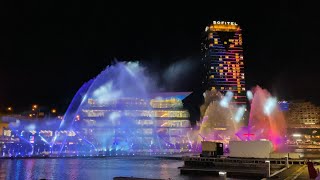 Vivid Sydney 2022 | Water Light Show | Walk from Darling Quarter to Darling Harbour Sydney Australia News