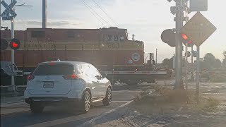 FEC TRAIN 222 @ Walton Rd Crossing @ 7:11pm 8/2/22