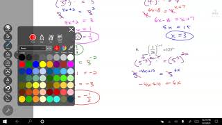 U5A Day 5 Solving Exponential Equations without a Calculator Video Notes