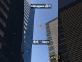 Shinagawa tokyo japan, recently you can see aeroplane a lot closer due to Haneda Airport #shorts