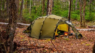 Hot tent Camping In Rain by Lonewolf 902 27,530 views 3 weeks ago 1 hour, 7 minutes