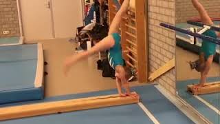 BATO HAARLEM - beam drills - back handspring step-out