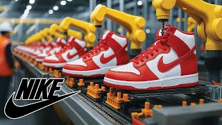 Inside the Nike Shoe Factory : From Raw Rubber to Finished Air Sneakers ( Full Process)