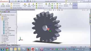 Modeling an Equation Driven Involute Spur Gear in Solidworks