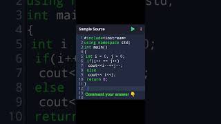 What will be the output of the c plus plus program. #cplusplus #shorts #coding #programming