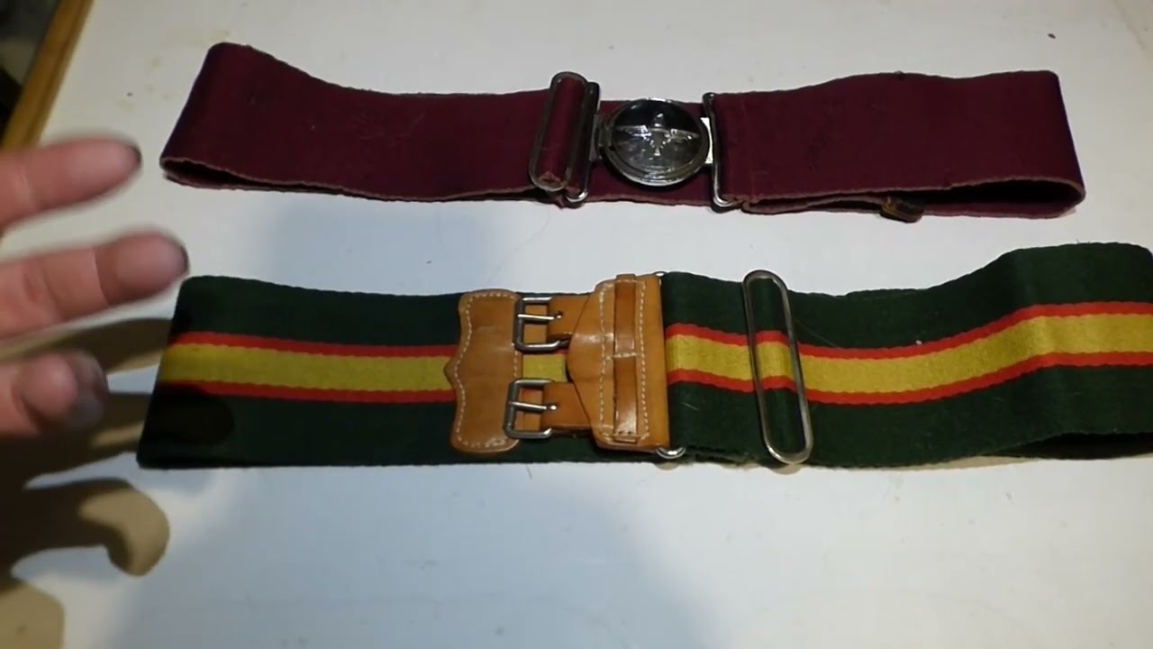 British Army Stable Belts