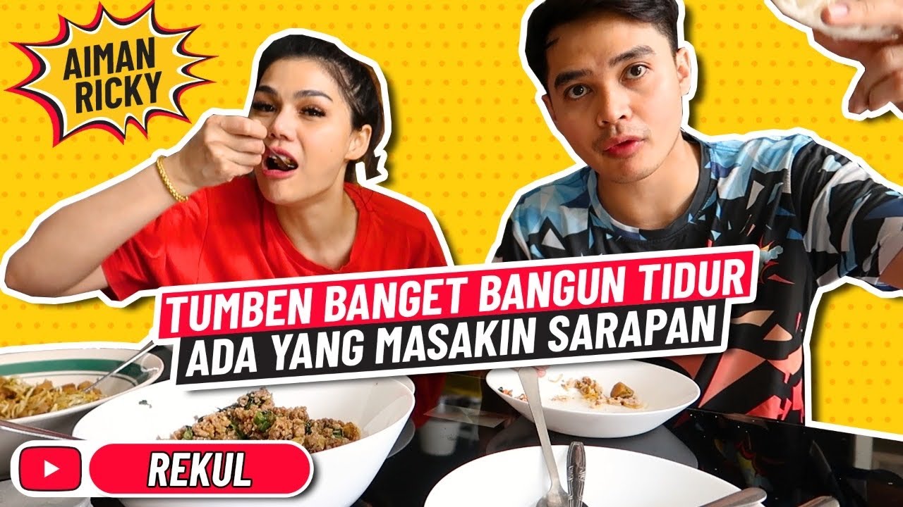 HAPPY BANGUN TIDUR ADA YANG MASAKIN SARAPAN ENAK KHAS THAILAND