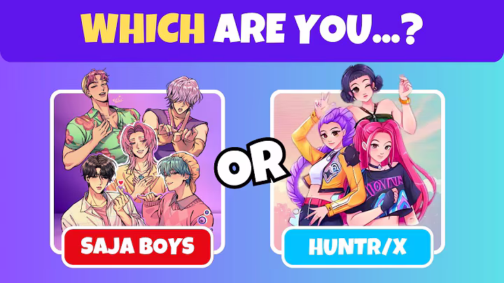 Are You Saja Boys  or HUNTR/X? KPOP DEMON HUNTERS Personality Test