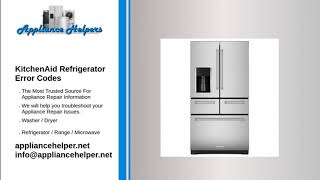 30+ Kitchenaid refrigerator error code po info