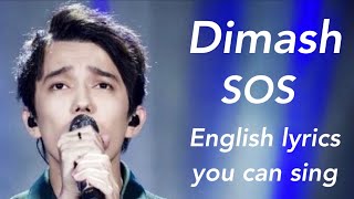 Video thumbnail of "New English lyrics you can sing to “SOS d’un terrien en détresse” sung by Dimash Kudaibergen."