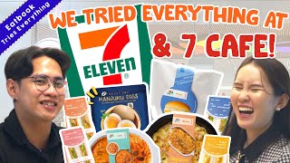 We Tried Everything At 7-ELEVEN and Singapore's First 7CAFE! | Eatbook Tries Everything | EP 19