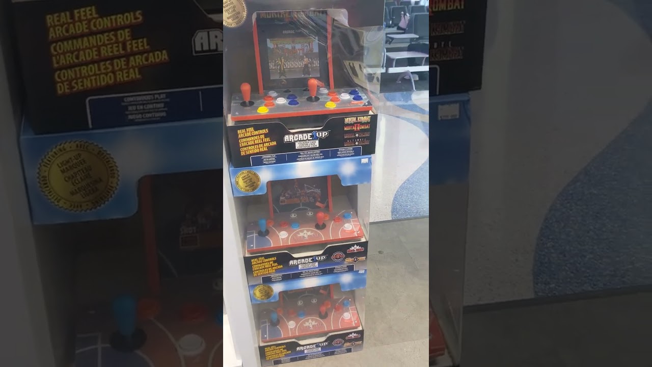 Arcade1Up Countercades at InMotion store in Ft. Lauderdale Int'l Airport