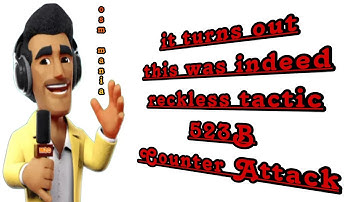 OSM TACTICS 2024 : it turns out this was indeed a reckless tactic with OSM 523B Counter Attack