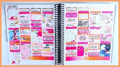 Memory Plan with Me! | Sunset Plans by Scribble Prints Co