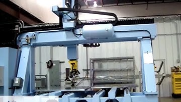 Rotating Tool Center Point (RTCP) on a 5 Axis Twin Moving Table CNC Machine with Fagor CNC Control