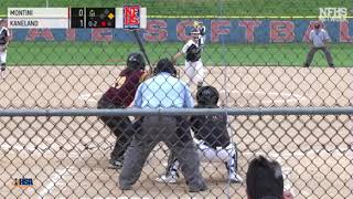 2018 IHSA Girls Softball Class 3A Championship Game: Lombard Montini vs Maple Park Kaneland
