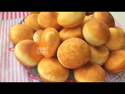 Kazakistan’da Öğrendiğim Efsane Pişi FRIED BREAD Tarifi | бауырсак рецепт  | Tadimiztuzumuz