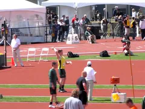 The javelin men of Oregon at the Oregon Relays - A...
