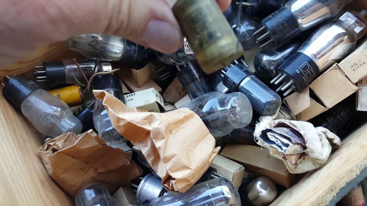 Auction find: Box of Military Radio Tubes.