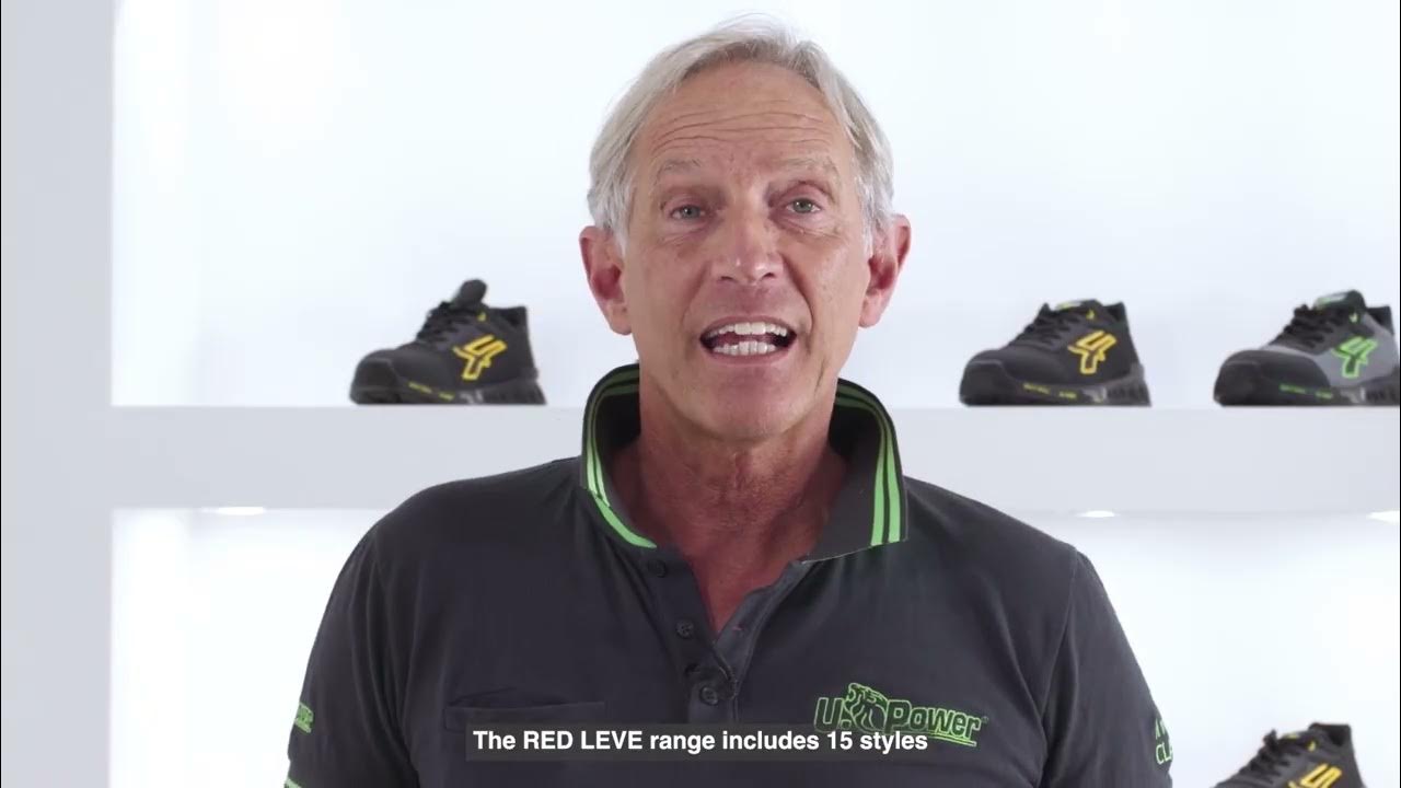 RED LEVE BY U-POWER, EXTRA-LIGHT SAFETY SHOES - YouTube