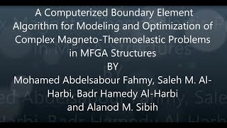 A Computerized Boundary Element Algorithm for Modeling and Optimization of Complex Magneto