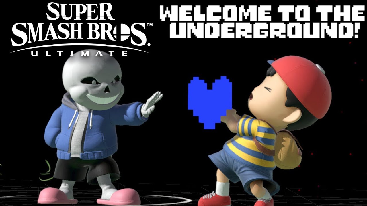 Super Smash Bros. Ultimate - Sans Classic Mode Gameplay [MOD]
