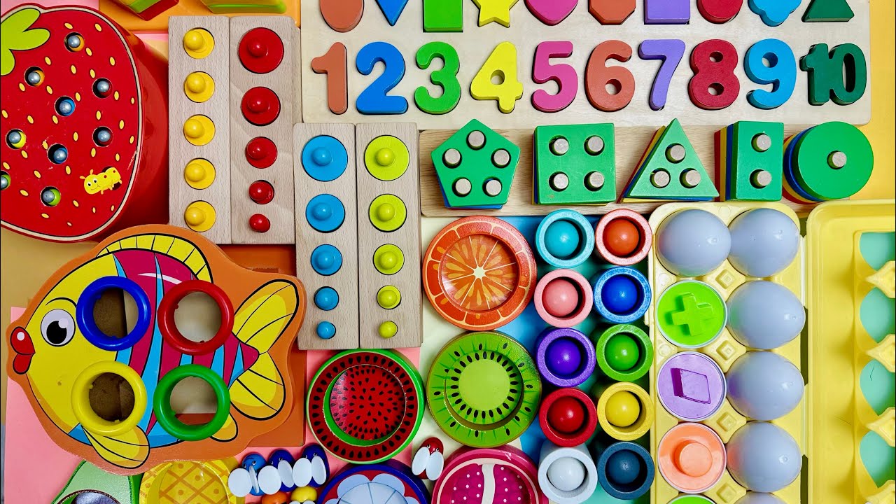 Лучшее Развивающее Видео Для Детей | Учим ЦВЕТА🌈ЦИФРЫ🔢ФИГУРЫ🟩