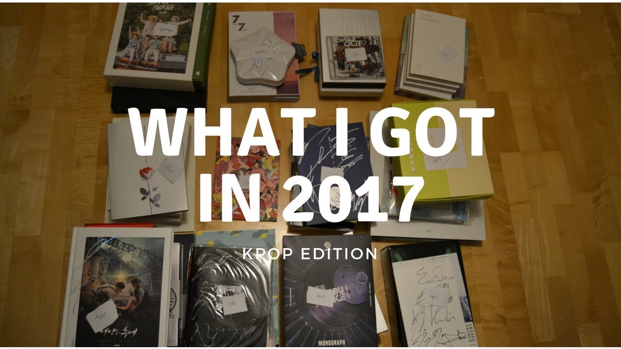 aliexpress kpop haul Kpop Albums & Merch I bought in 2017