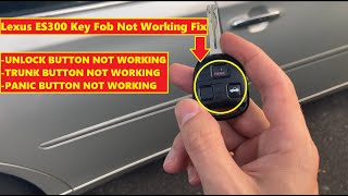 Lexus ES300 Key Fob Not Working - How To Replace Key Fob Battery