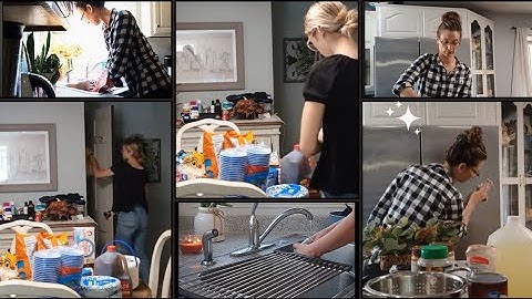 Complete Disaster! Best Cleaning Motivation Video Ever / Kitchen Clean With Me
