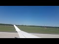 Take off CRJ900 Lufthansa Hannover