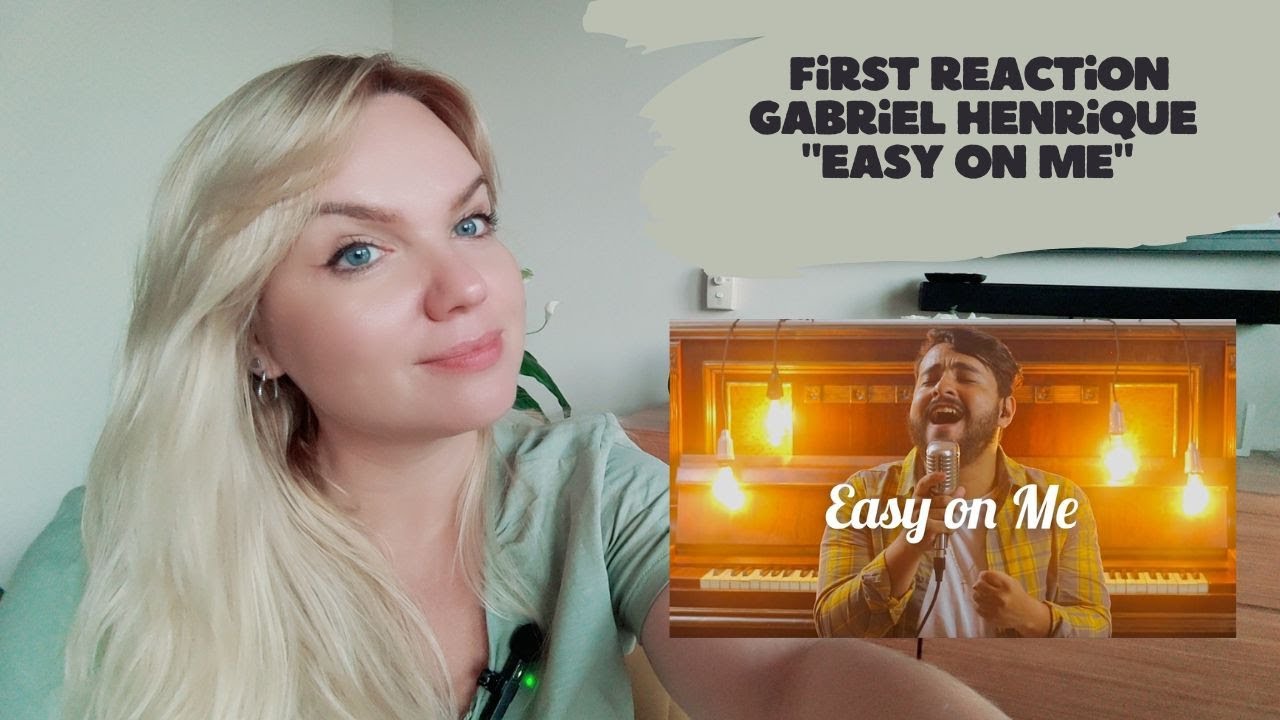 Первая реакция на кавер моей любимой песни "Easy on Me" (Адель) в исполнении Габриэля Энрике