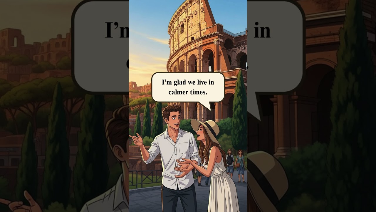 🌍 World Wonders English Conversation – Episode 6 | THE COLOSSEUM, Rome (A1–A2) 