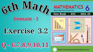 Class 6 Math Chapter 3 Exercise 3.2 | 6th Class Math new book Exercise 3.2 | Grade 6 maths ex 3.2