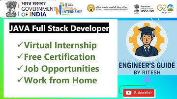 Java Full Stack Web Developers Internship