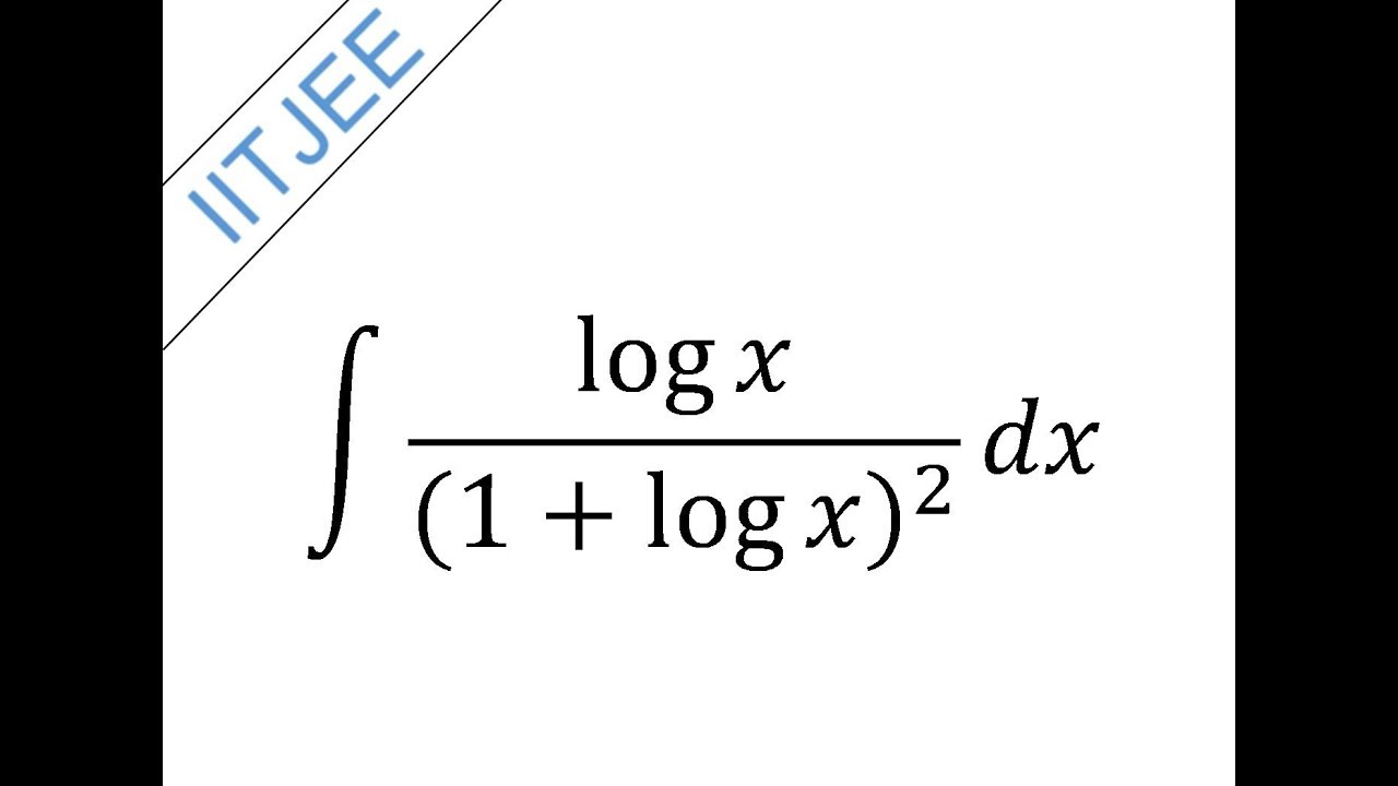 Integrate Log X 1 Log X 2 Dx Integration Sn Dey Class 12 Solutions Indefinite Integral 5 Youtube