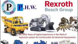 Rexroth A10VG45+A4VG71 Hydraulic pump testing for ESCORT HD 85 VIBRATOR ROLLER