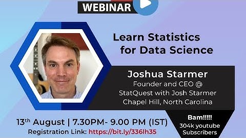 International Webinar on Learn Statistics for Data Science