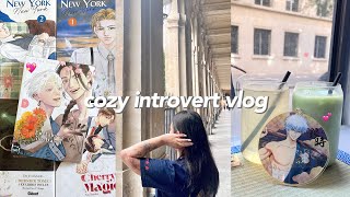 Cozy introvert vlog 🎀 manga shopping & haul, matcha, Houseki no Kuni exposition, sushi, otaku vlog