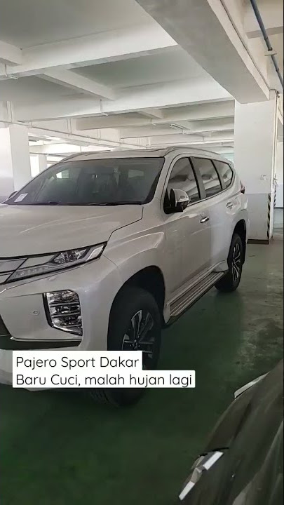 Pajero Sport Dakar Baru Cuci, Malah kena hujan lagi.. Yaudahlahh, sing penting heppy..