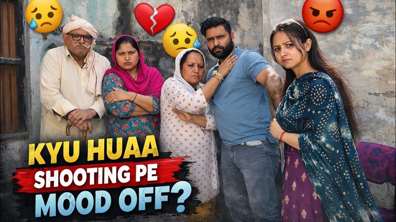 Kyu Huaa Shooting Pe Mood Off? 😡 | Behind The Scenes Drama Haryanvi Vlog#dailyvlog #dcharyanvifilms