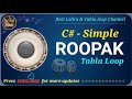 Simple roopak taal loop 130 bpm