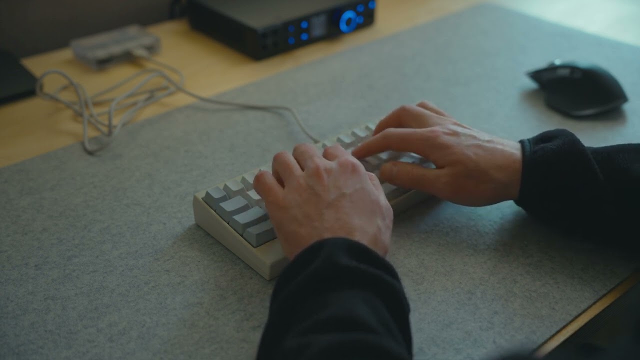 Silenced HHKB Pro 2 Deskey 35g Tiffany V3 Domes Typing Sounds