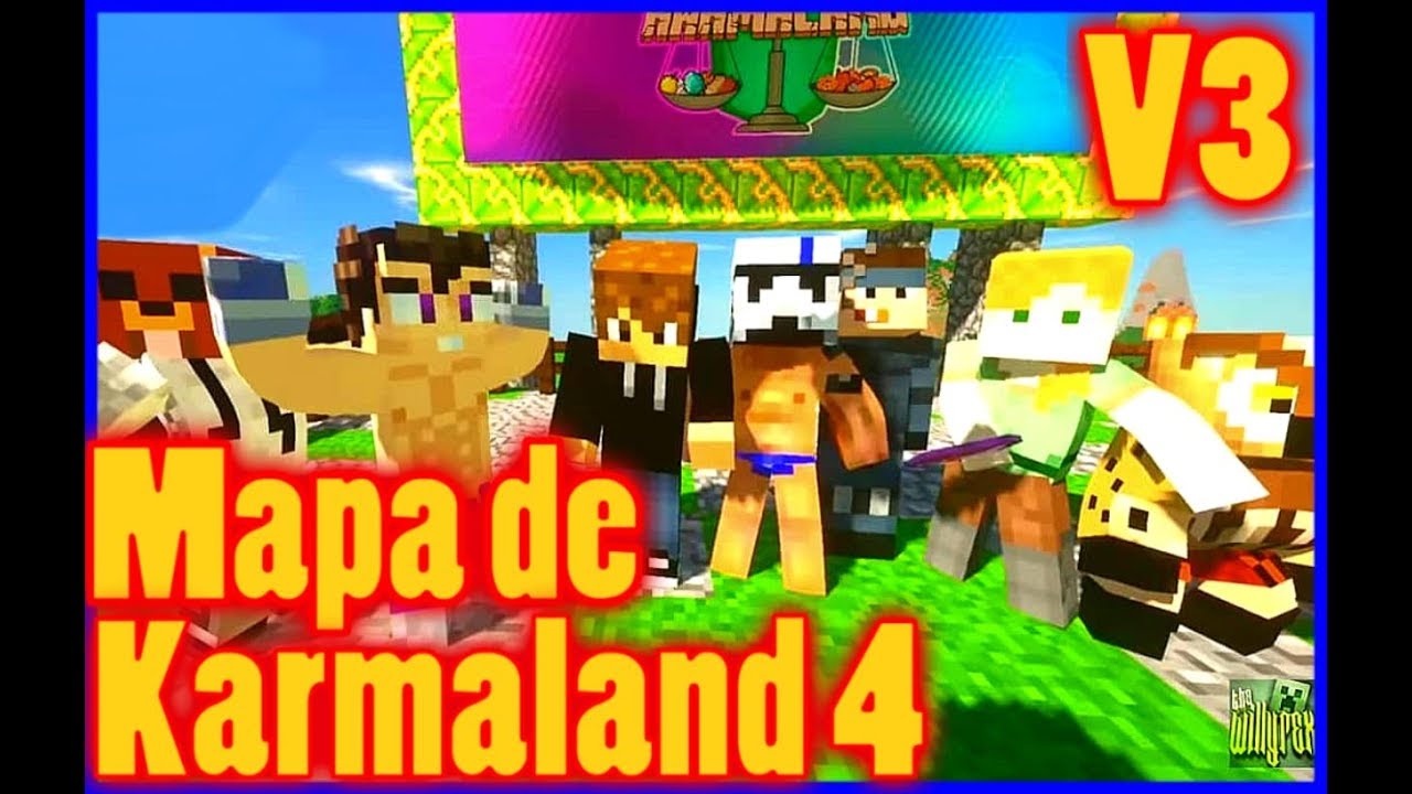 MAPA DE EL KARMALAND 4 V3 PARA MINECRAFT PE 1.12.2 - 1.13.0.18 & 1.14.0