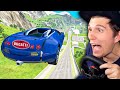 Mit dem BUGATTI Veyron über die XXL Sprungschanze | BeamNG