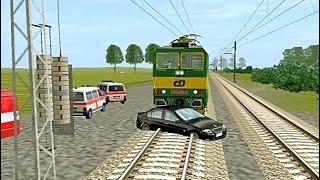 nehoda vlaku s autem Trainz android