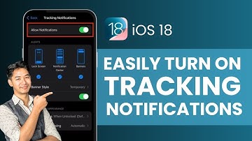 How to Turn On Tracking Notifications on iOS - iPhone Easy Guide