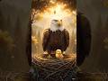 Eagle Raised a Chick… Then This Happened 😳🦅🐥#shorts